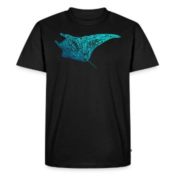Dive Dive Tattoo Manta Diver Skate Tribal - T-shirt Premium bio Homme - noir - Devant - Nico (187cm)