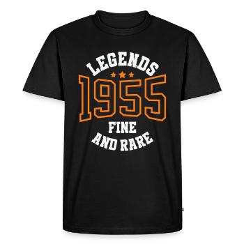 Legends 1955 – Belle et rare idée cadeau vintage - T-shirt Premium bio Homme - noir - Devant - Nico (187cm)