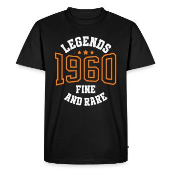 Legends 1960 – Belle et rare idée de cadeau vintage - T-shirt Premium bio Homme - noir - Devant - Nico (187cm)