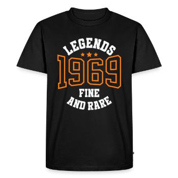 Legends 1969 – Belle et rare idée cadeau vintage - T-shirt Premium bio Homme - noir - Devant - Nico (187cm)