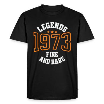 Legends 1973 – Belle et rare idée cadeau vintage - T-shirt Premium bio Homme - noir - Devant - Nico (187cm)