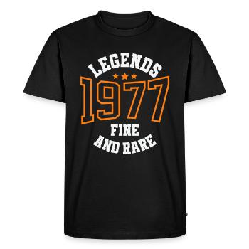 Legends 1977 – Belle et rare idée cadeau vintage - T-shirt Premium bio Homme - noir - Devant - Nico (187cm)
