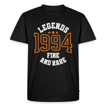 Legends 1994 – Idée cadeau vintage fine et rare - T-shirt Premium bio Homme - noir - Devant - Nico (187cm)
