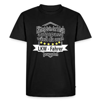 Truck driver Truck driver saying - Men's Premium Organic T-Shirt - black - Front - Nico (187cm)