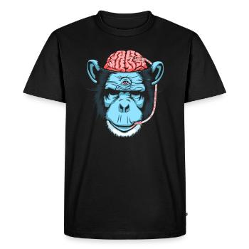 Inner Dialogue - Men's Premium Organic T-Shirt - black - Front - Nico (187cm)