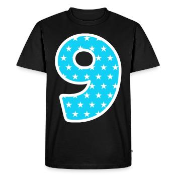 Neuf - T-shirt Premium bio Homme - noir - Devant - Nico (187cm)