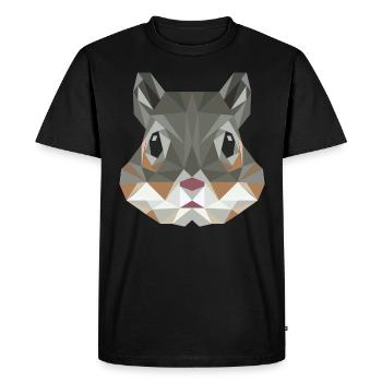 Art des tamias, faune puriste, nature animale - T-shirt Premium bio Homme - noir - Devant - Nico (187cm)