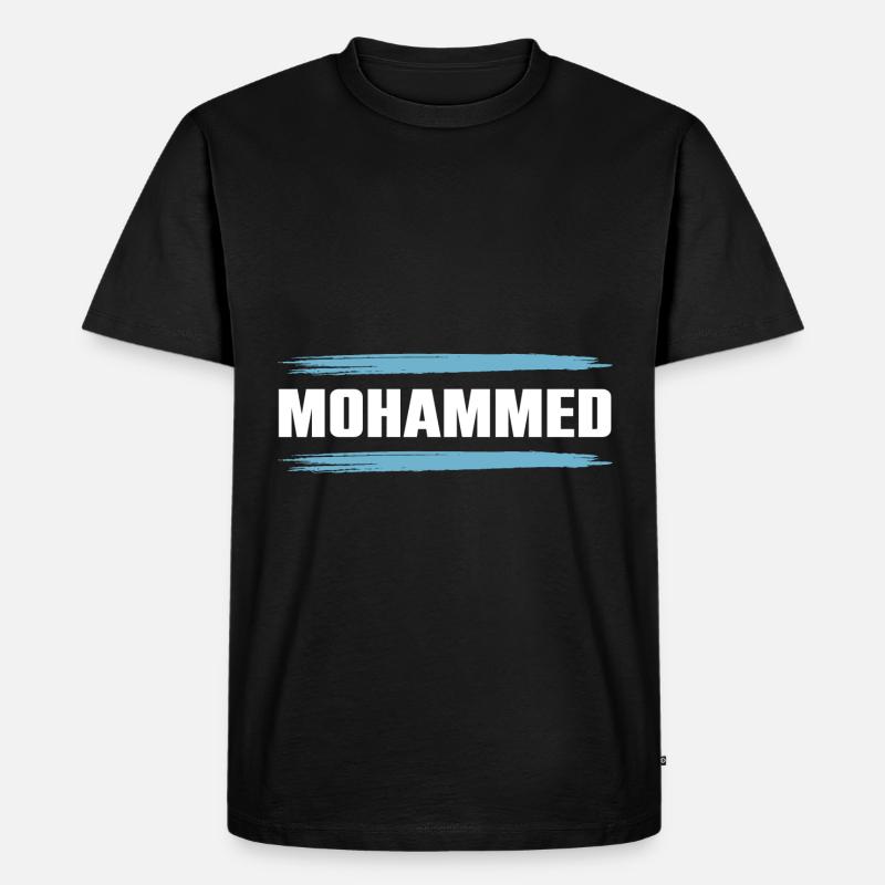 Mohammed - Männer Premium Bio T-Shirt - Schwarz