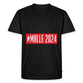 L’équipe Malle 2024 - T-shirt Premium bio Homme - noir - Devant - Nico (187cm)