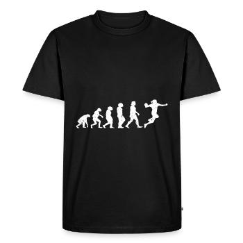 Volleyball Gift Sports Club - Men's Premium Organic T-Shirt - black - Front - Nico (187cm)
