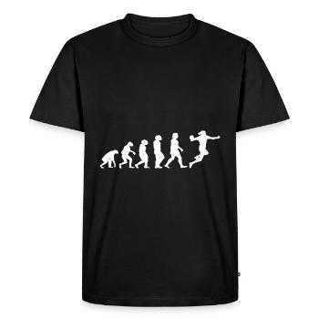Volleyball Gift Sports Club - Men's Premium Organic T-Shirt - black - Front - Nico (187cm)