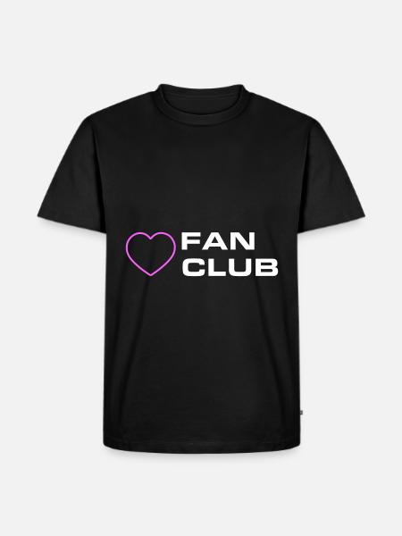 Fanklubb - Ekologisk premium-T-shirt herr - svart