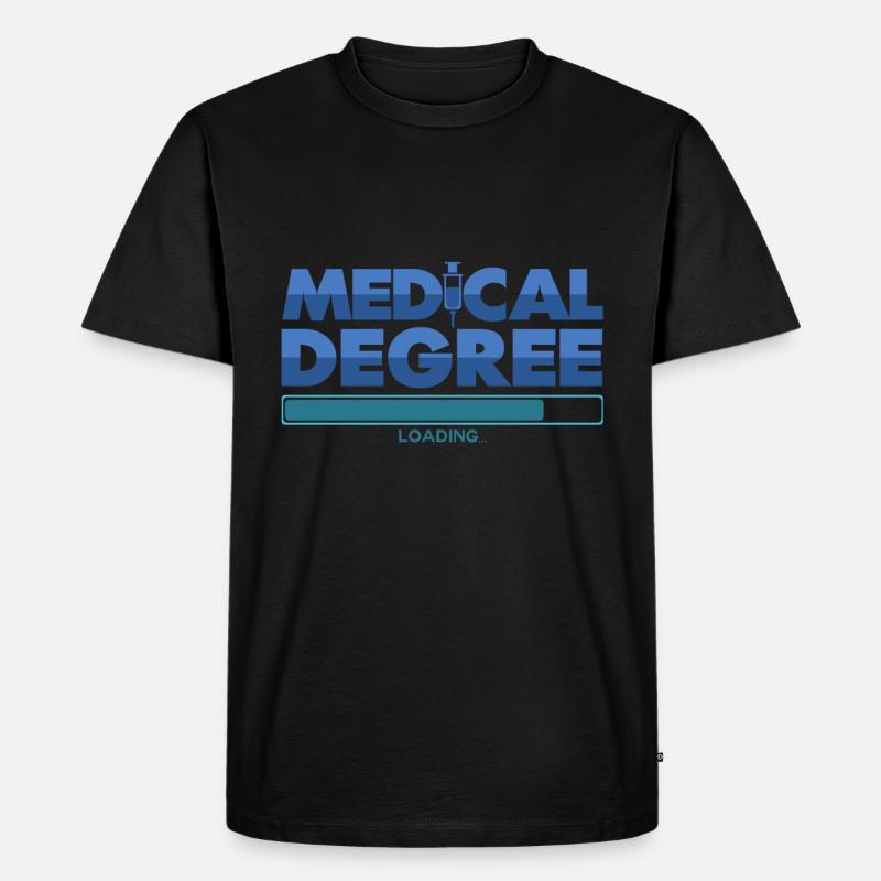 Medizin Studium - Männer Premium Bio T-Shirt - Schwarz