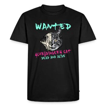 Physique des chats de Schrödinger Les geeks des chats de Schrödinger - T-shirt Premium bio Homme - noir - Devant - Nico (187cm)