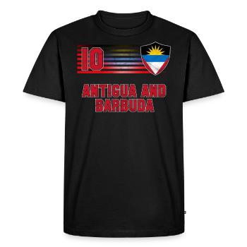 Antigua et Barbuda - T-shirt Premium bio Homme - noir - Devant - Nico (187cm)