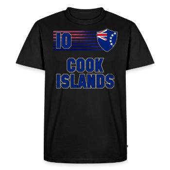 Cook (Îles) - T-shirt Premium bio Homme - noir - Devant - Nico (187cm)