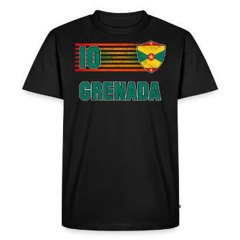Grenade - T-shirt Premium bio Homme - noir - Devant - Nico (187cm)