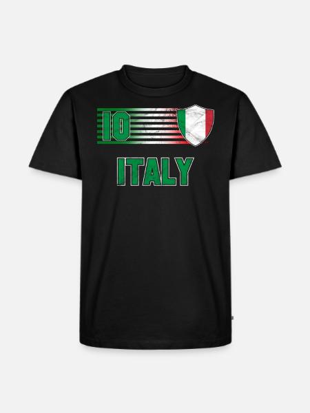 Italy - Men's Premium Organic T-Shirt - black