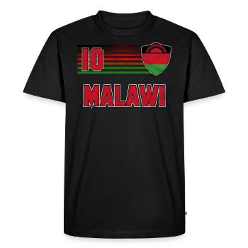 Malawi - T-shirt Premium bio Homme - noir - Devant - Nico (187cm)