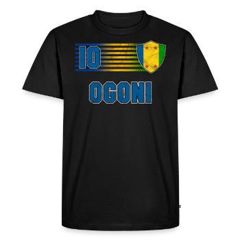 Ogoni - T-shirt Premium bio Homme - noir - Devant - Nico (187cm)