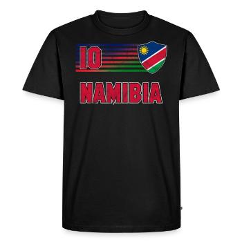 Namibie - T-shirt Premium bio Homme - noir - Devant - Nico (187cm)