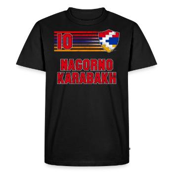 Nagorno Karabakh - Men's Premium Organic T-Shirt - black - Front - Nico (187cm)