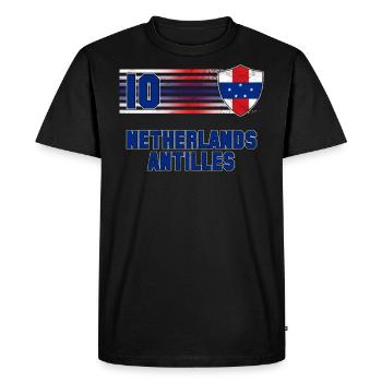 Antilles néerlandaises - T-shirt Premium bio Homme - noir - Devant - Nico (187cm)