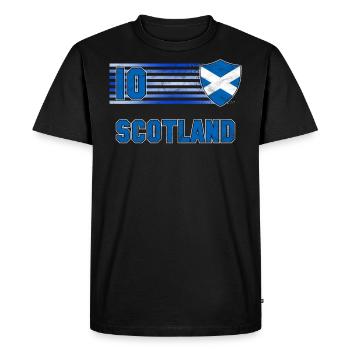 Ecosse - T-shirt Premium bio Homme - noir - Devant - Nico (187cm)