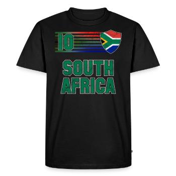 Afrique du Sud - T-shirt Premium bio Homme - noir - Devant - Nico (187cm)