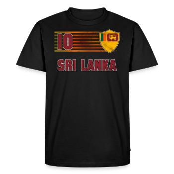 Sri Lanka - T-shirt Premium bio Homme - noir - Devant - Nico (187cm)
