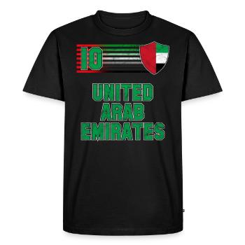Emirats Arabes Unis - T-shirt Premium bio Homme - noir - Devant - Nico (187cm)