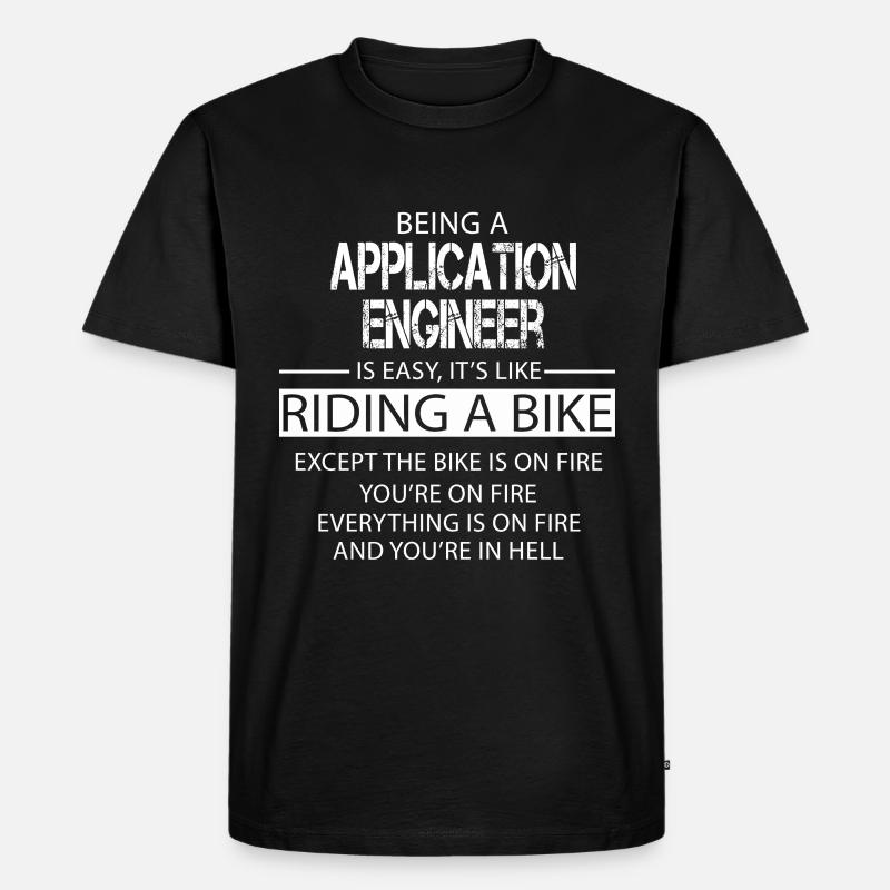 Application Engineer - Men's Premium Organic T-Shirt - black