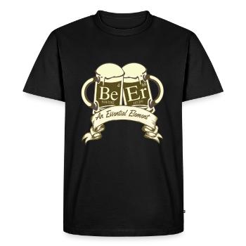 An Essential Element Beer - Men's Premium Organic T-Shirt - black - Front - Nico (187cm)