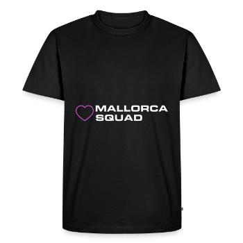 Mallorca Squad - Men's Premium Organic T-Shirt - black - Front - Nico (187cm)