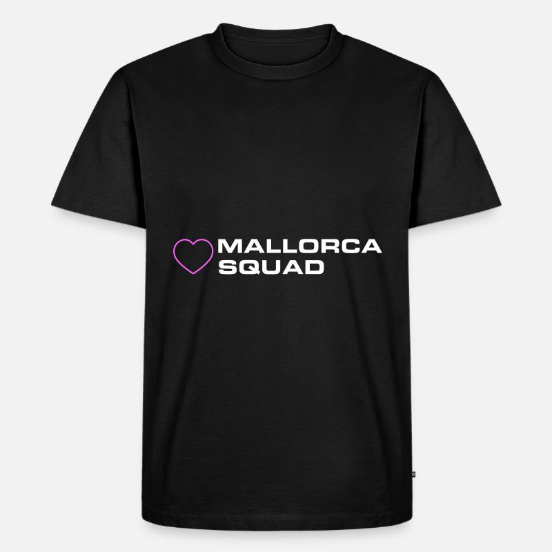 Mallorca Squad - Männer Premium Bio T-Shirt - Schwarz