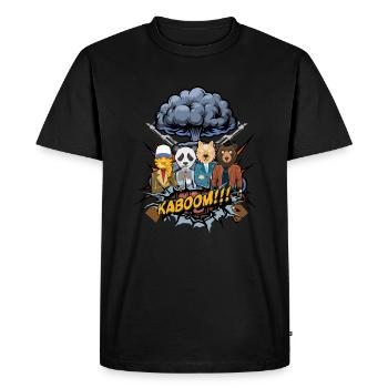 L'équipe d'animal de compagnie - T-shirt Premium bio Homme - noir - Devant - Nico (187cm)