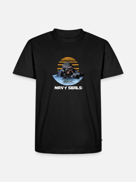 Navy Seals Rescue Diver - Men's Premium Organic T-Shirt - black