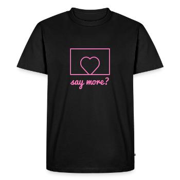 Design cool pour le cadeau de basket-ball de joueur de basket-ball - T-shirt Premium bio Homme - noir - Devant - Nico (187cm)