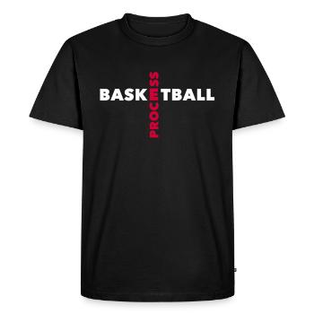 Design cool pour le cadeau de basket-ball de joueur de basket-ball - T-shirt Premium bio Homme - noir - Devant - Nico (187cm)