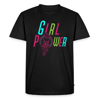 Girl Femmes Power Force Force Cadeau Venus - T-shirt Premium bio Homme - noir - Devant - Nico (187cm)