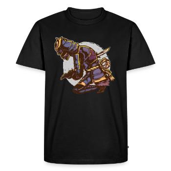 Samurai Armor Seppuku Harakiri Katana Sacrifice - T-shirt Premium bio Homme - noir - Devant - Nico (187cm)