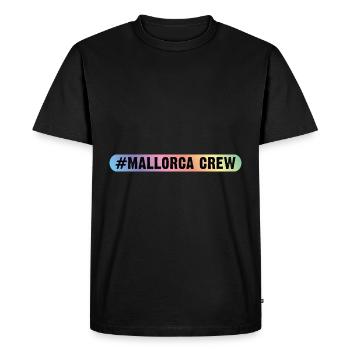Majorque Équipage - T-shirt Premium bio Homme - noir - Devant - Nico (187cm)