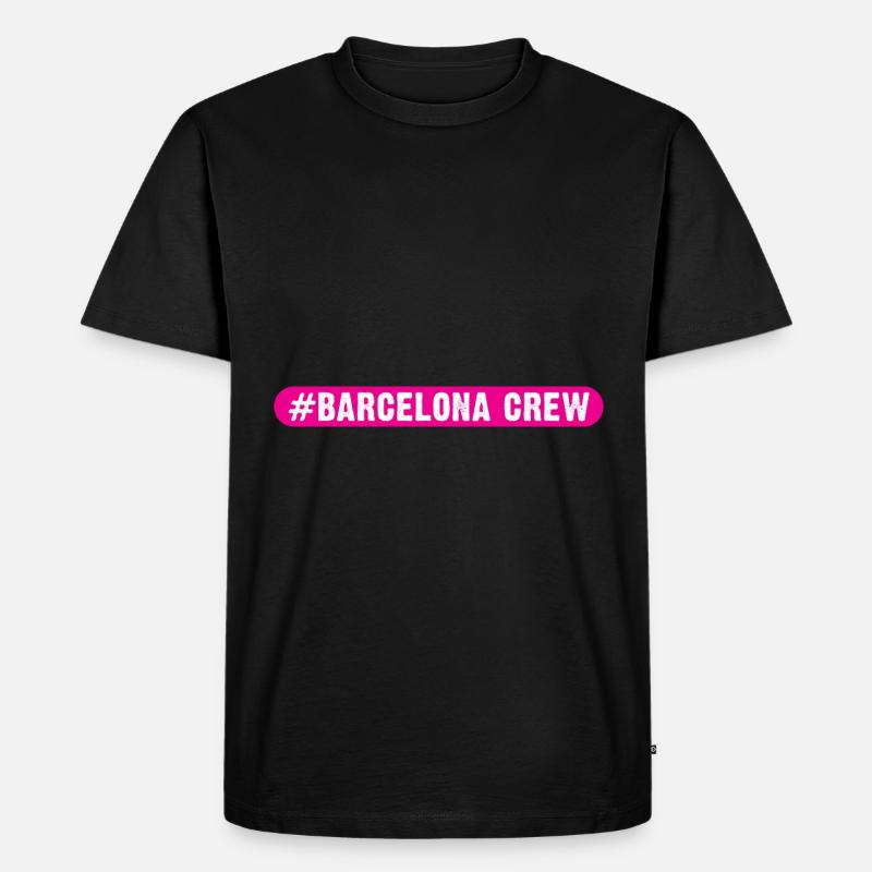 Équipage de Barcelone - T-shirt Premium bio Homme - noir