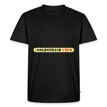 Équipage des Sables d’or - T-shirt Premium bio Homme - noir - Devant - Nico (187cm)