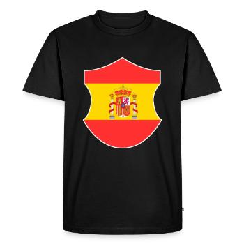 Spain south gift Madrid holiday sun emblem - Men's Premium Organic T-Shirt - black - Front - Nico (187cm)