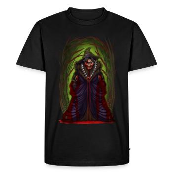 Halloween Sorcière Sorcière Sorcière Magicien Sorcière Sorcière Sorcière Sorcière - T-shirt Premium bio Homme - noir - Devant - Nico (187cm)