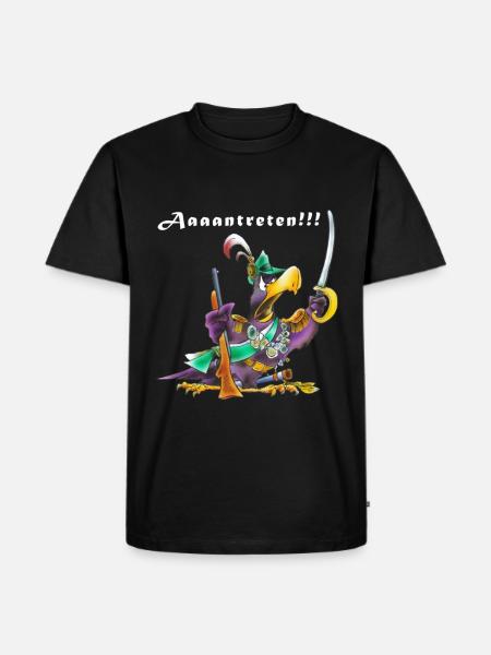 Schützenadler - Männer Premium Bio T-Shirt - Schwarz
