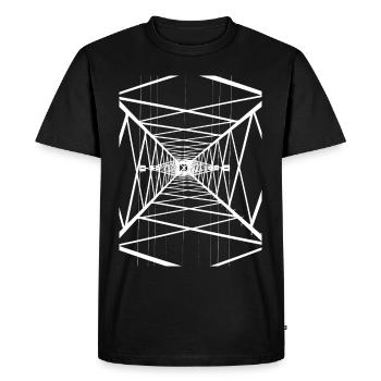 High mast V2 White - Men's Premium Organic T-Shirt - black - Front - Nico (187cm)