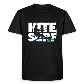 kiteboard - T-shirt Premium bio Homme - noir - Devant - Nico (187cm)