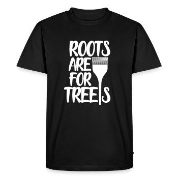 hair stylist - Men's Premium Organic T-Shirt - black - Front - Nico (187cm)